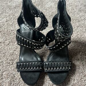 New Vince Camuto Black Studded Women's Sandals